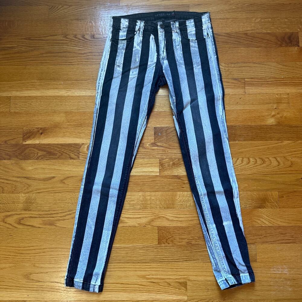 Vintage Lip Service Rare Goth Punk Steampunk Psycho Circus Y2K Pants 26